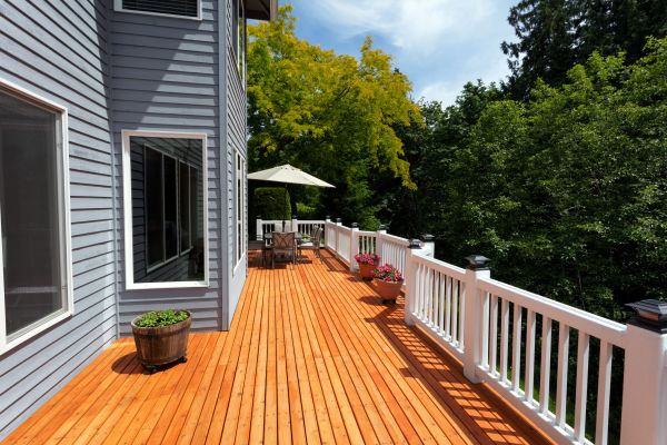 Cost of Cedar Deck Construction in Redwood City